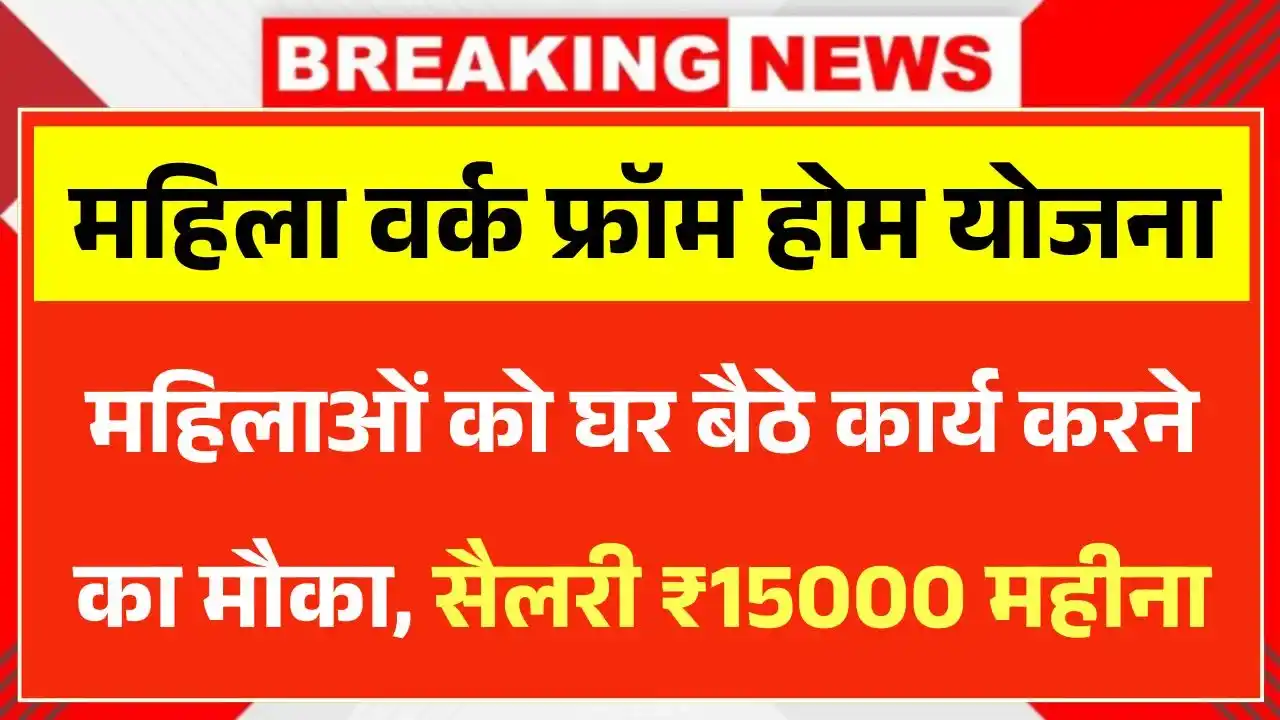 Mukhyamantri Work From Home Yojana